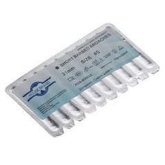 House Brand Dentistry 400625 Barbed Broaches #5 Medium 21mm Sterile Green 10/Pk