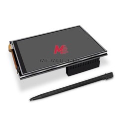 3.5 Inch Touch Screen 125MHz SPI LCD Display Fan for Raspberry Pi 4B/3B/Zero W