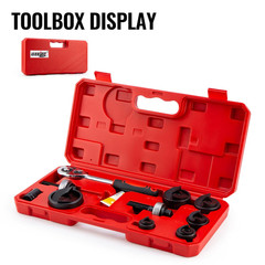 Ratchet Knockout Hole Punch Driver Kits 1/2 to 2 Inch Slug-Buster Knockout Elect