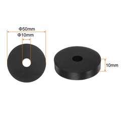 8pcs Rubber Spacer 10mm x 50mm x 10mm Anti Vibration Rubber