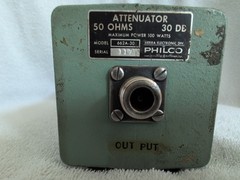 PHILCO MODEL 662A-30 100W 30dB COAXIAL ATTENUATOR
