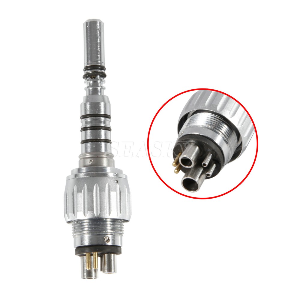 3 Dental Quick Coupler 6Hole couple fit KAVO MULTIflex LUX Fiber Optic Handpiece