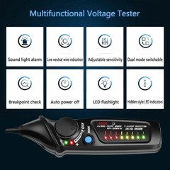 Non-Contact Voltage Tester Smart NCV Circuit Continuity Checker