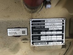 John Deere 165 HP Engine, Year 2012, Good Used Low Hour to Fit Military Gener…