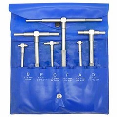 HFS(R) 6 Pc Precision Telescoping Gage Set 5/16″ – 6″ Range T-Bore Hole Gauges