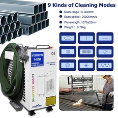 Handheld 1500W Fiber Laser Cleaning Machine Laser Remove Rust/Oil/Paint Cleaner