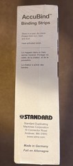 Standard Accubind Binding Strips Various Sizes & Colors