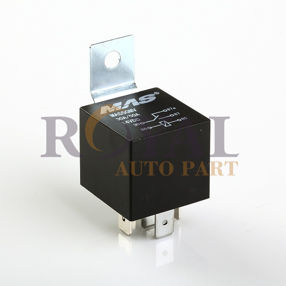 Car Truck Auto Automotive DC 12V 30/50Amp 5Pin Automotive Relay Metal Mount