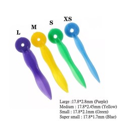 100 Pcs/Box Disposable Plastic Wave Shape Dental Wedges Teeth Wedge Tooth Gap