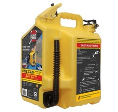 SureCan 5-Gallon Type II Safety Diesel Can, Yellow, Model# SUR5SFD2