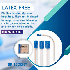 Dental Saliva Ejectors, Disposable Suction Tips Evacuator (Choose Color & Qty)