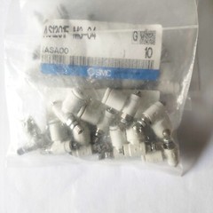 1Bag/10pcs SMC AS1201F-M3-04 Air Flow Control Valve PBT Elbow, M3 Male x 4 mm ✦K