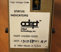 Adept Technology 10300-15200 A Type Rev. AF Control Module Servo Drive Amplifier