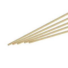 1mm Diameter 300mm Length Brass Solid Round Rod for DIY Craft 20Pcs