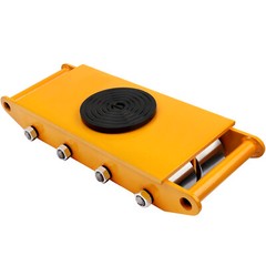 12 T 26400lbs Machinery Skates Heavy Duty Dolly Machine Movers Cargo Trolley