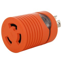 30A 250V NEMA L14-30 Male Plug to 30A 250V NEMA L6-30R Female Connector Adapter