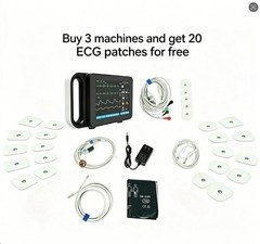 7‘’Vital Signs Monitor Patient Monitor ECG/NIBP/TEMP/RESP/SPO2/PR