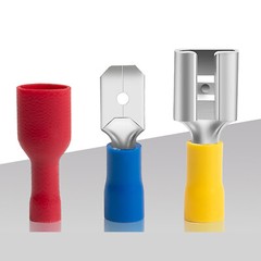 Insulated Crimp Terminals Electrical Wire Connectors Spade Ring Butt