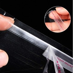 100PCS 3″ x 4″ Clear Resealable Self Adhesive Cello Tape OPP Poly Plastic Bags