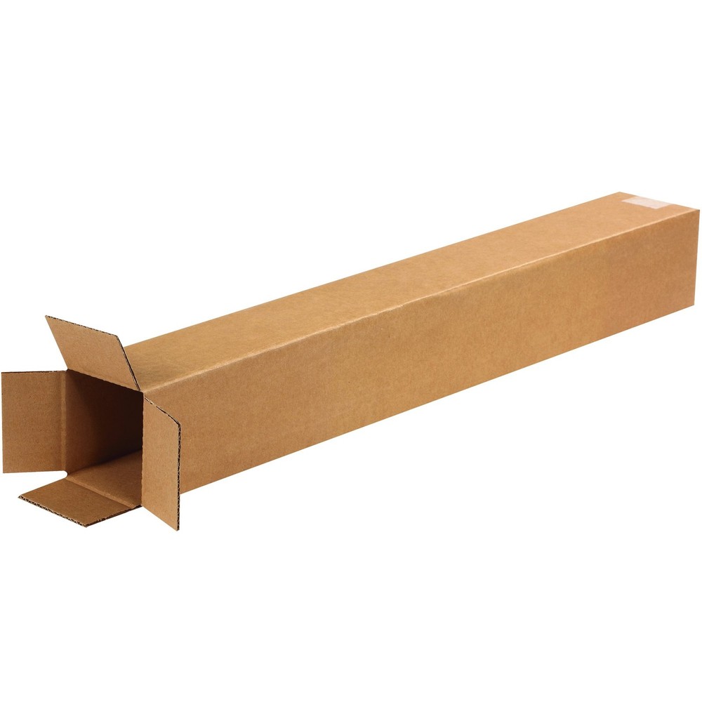 TAPE LOGIC 4x4x30 Tall Corrugated Boxes, Tall, 4L x 4W x 30H, Pack of 25 | Shipp
