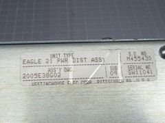 WESTINGHOUSE M455430 812H46 EAGLE 21 PANEL, POWER DISTRIBUTION CONSISTING OF 6 C