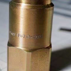 Parker FF-752-12FO Flat Face Hydraulic Coupler 1-1/4” Male -12 ORB
