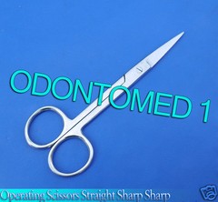 6 Operating Dissecting Surgical Scissors 5.5″ Straight Sharp Sharp Blades