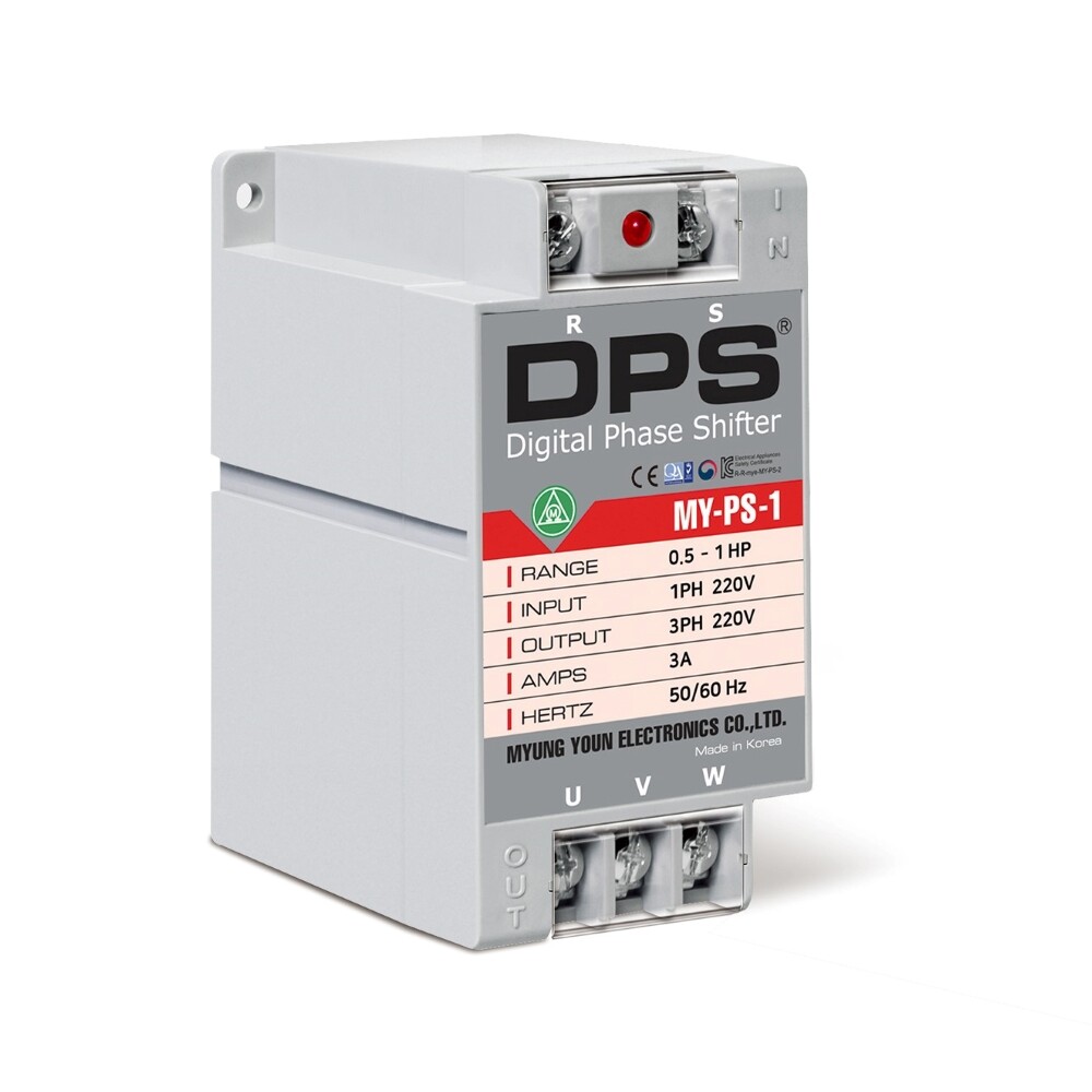 1 Phase to 3 Phase Converter, Suitable for 0.5HP(0.4kW) 1.5Amp 200-240V Motor