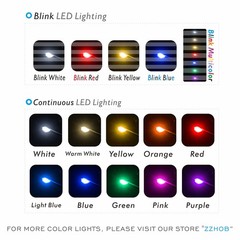 25PCS Pre-Wired 0805 SMD LEDs(Light Mode: Continuous Warm White Light) Micro …