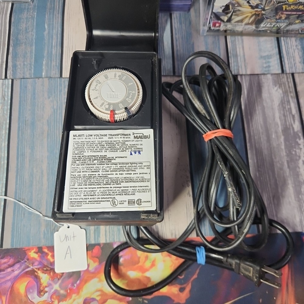 Malibu Intermatic Lighting Timer Low Voltage Transformer ML60T 60-Watt 12-V