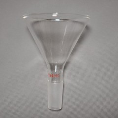 Lab glass powder funnel additon funnel 12 cm diameter, 10cm diameter 24/29 joint