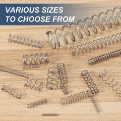 10 x Small Compression Spring 3 mm OD 0.3 mm Wire 5 mm Free Length