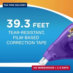 BIC Wite-Out EZ Correct Correction Tape, School Supplies for Students and Teache