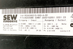SEW Eurodrive MDS60A0015-5A3-4-00 Drive Inverter 08264988