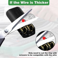 50 Pcs Double-Wire Plug-in Connector Led Light Strip Fast Connectorswith 2 Pin