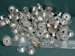 Huge Lot of Unknown Bobbins Toroids? Unsure of Usage Flange 3/4 Dia