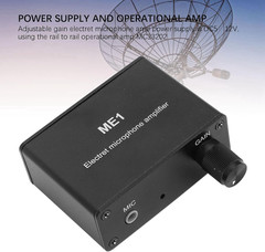 Adjustable Gain Electret Microphone Amp 3.5Mm Input Sound Preamplifier ME1 Built