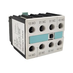 3RH1921-1FA22 Auxiliary Contact 4p front mount auxiliary contactor block 2NO/2NC