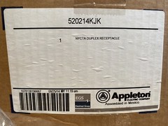 ⚡️Appleton NYCTA DUPLEX RECEPTACLE 520214KJK 520214 KJK