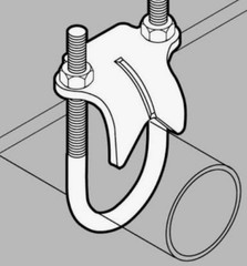 Lot of 5 Grainger 3KG70 Right Angle Beam Clamp 1-1/2” Conduit Pipe KRA-150M