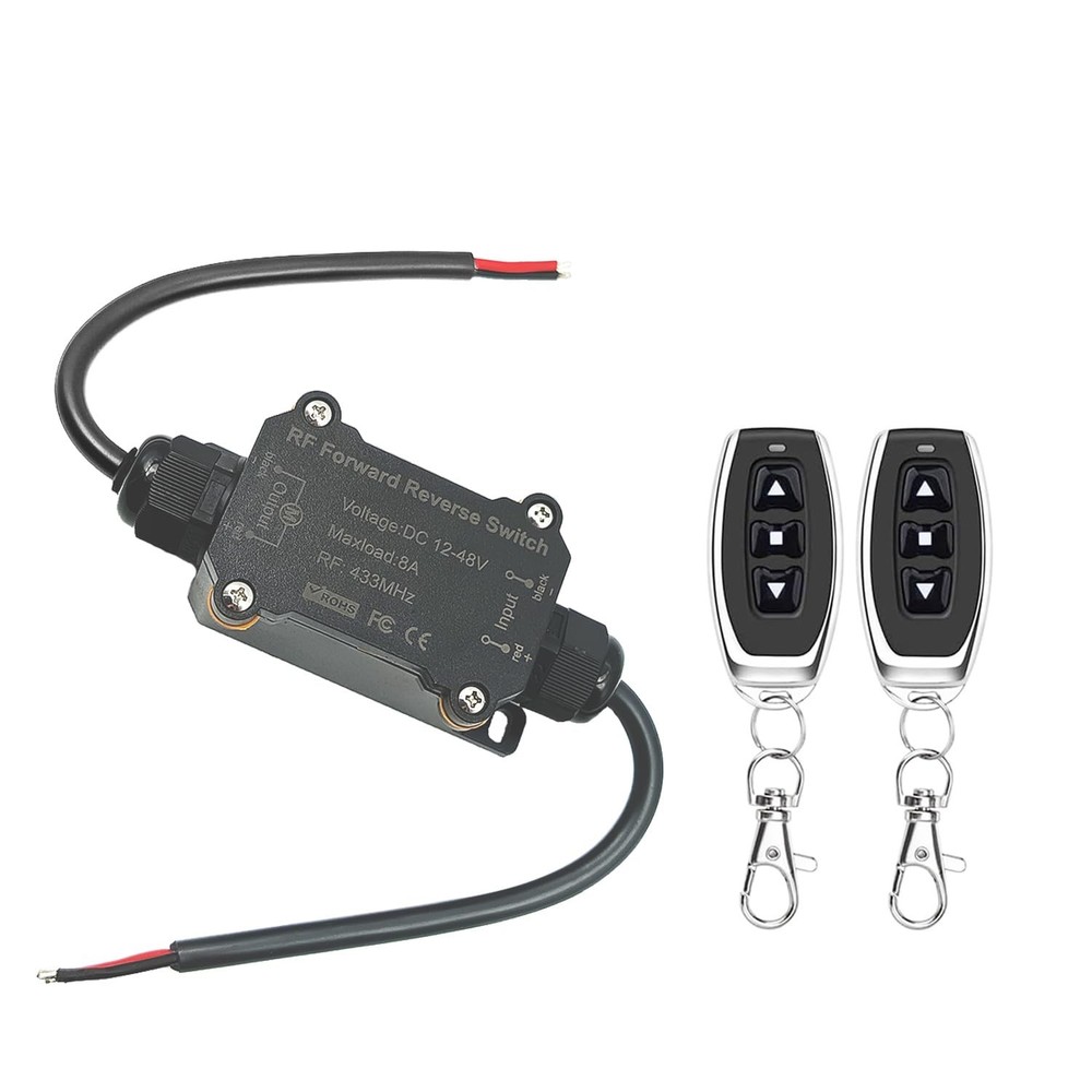 Waterproof DC12V/48V/8A Forward Reverse Remote Switch Linear Actuator Motor