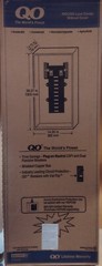 Schneider Square D QO154L225PG, 225A Main Lug Load Center, Plug On Neutral