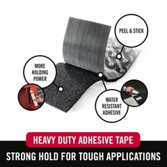 VELCRO Brand Heavy Duty Tape 16 Foot Roll Strong Sticky Back Adhesive Strip