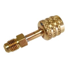 Yellow Jacket 19124 A2L Bottle Adapter 1/4″ LH FFL to 1/4″ RH MFL Straight