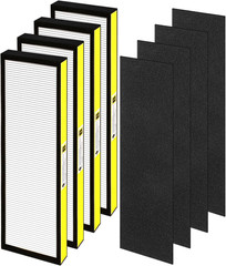FLT4825 HEPA Filter B Replacement 4 Pack with Carbon Pre-Filters