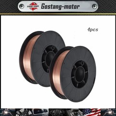 4 Pack 10-Lbs Roll ER70S-6 .035 Inch (0.9mm) MIG Welding Wire Mild Steel New