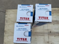 Qty -150 – TITAN PREMIUM MILK FILTER SOCKS 4-7/8″ X 33-1/2″ -PROFESSIONAL “NEW”