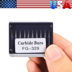 Dental Carbide Burs Tungsten Bur FG # 329 Pear Shape for High Speed Handpiece