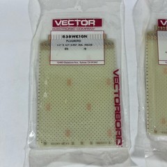 4 NOS Vector Vectorbord 838WE1GN Plugbord 6.5″ x 4.5″ / 0.062″ Holes Plugboards
