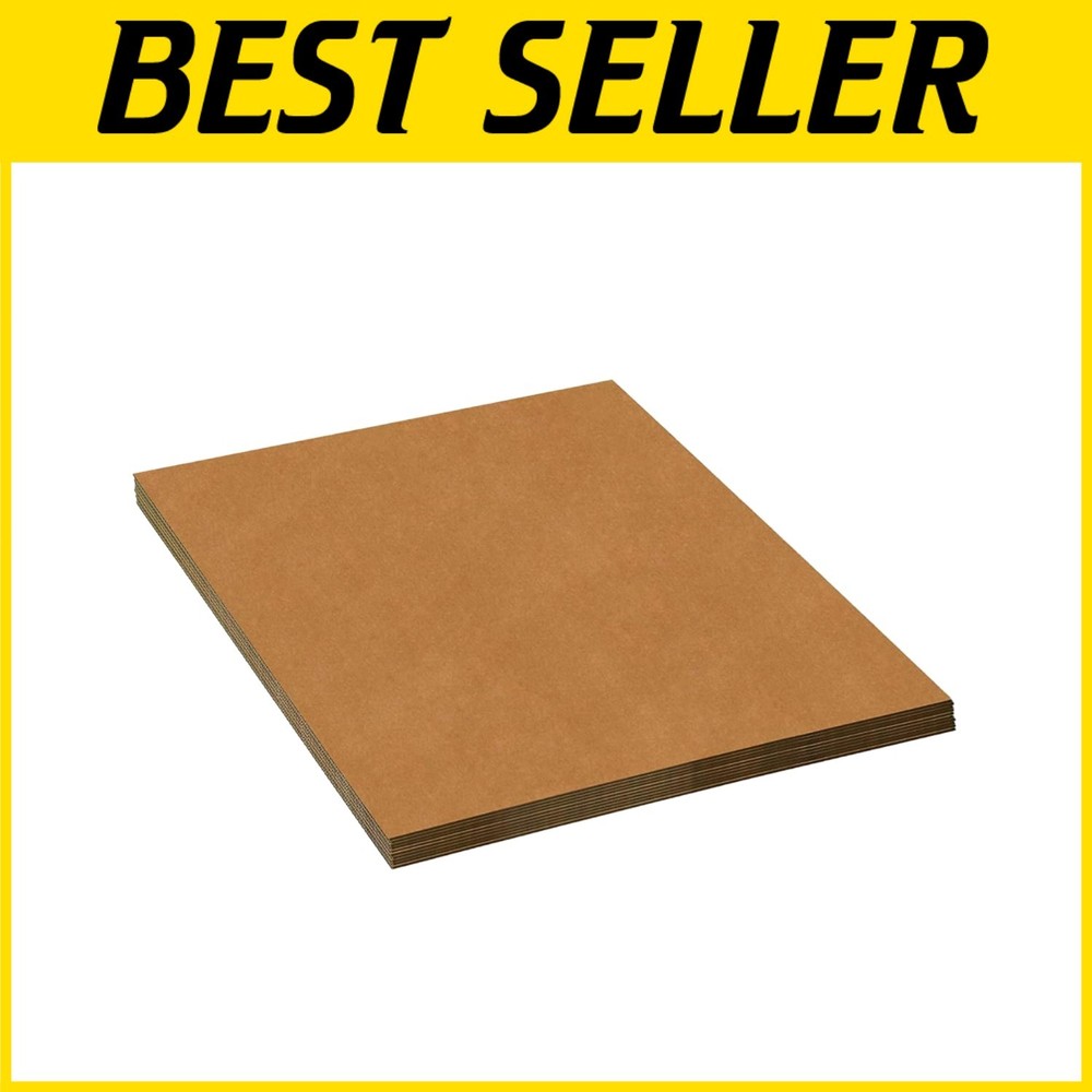 Corrugated Cardboard Sheets 15×15, 50-Pack